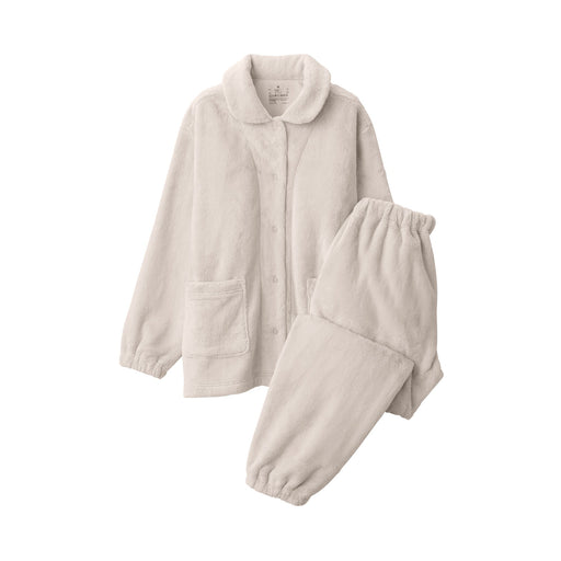 Anti-Static Wearable Blanket Pajamas Light Beige MUJI