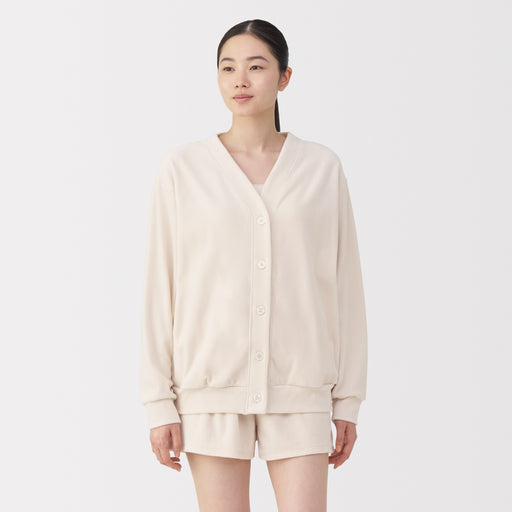 Cotton Velour Cardigan MUJI