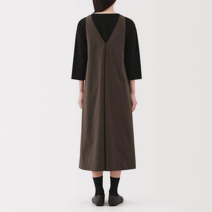 Broadcloth Sleeveless Dress | Women's Dresses | MUJI USA Black / L Broadcloth Sleeveless Dress | Women's Dresses | MUJI USA Black / L