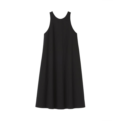 Broadcloth Sleeveless Dress Black MUJI