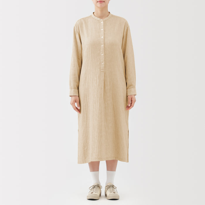 Kapok Blend Double Gauze Dress | Women's Dresses | MUJI USA