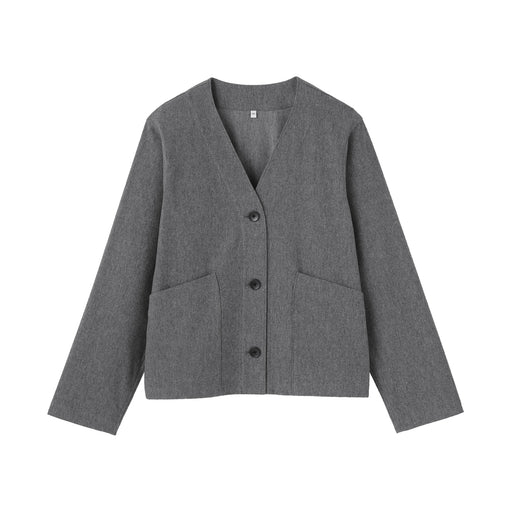 Brushed Cardigan Gray MUJI