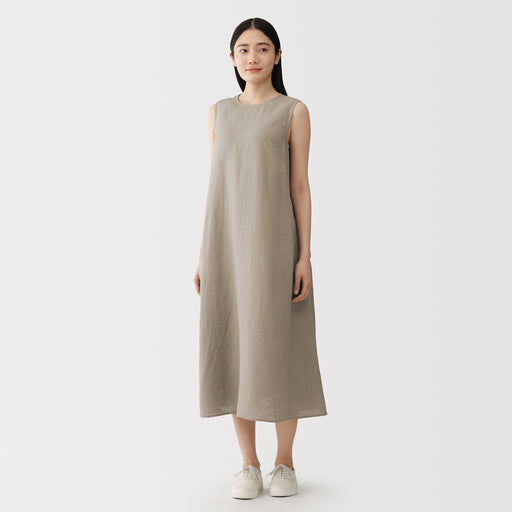 Linen Sleeveless Dress MUJI