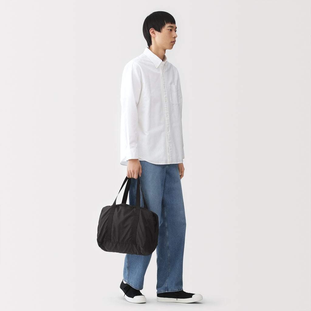 Pocketable Water Repellent Boston Bag 36L | Travel | MUJI USA