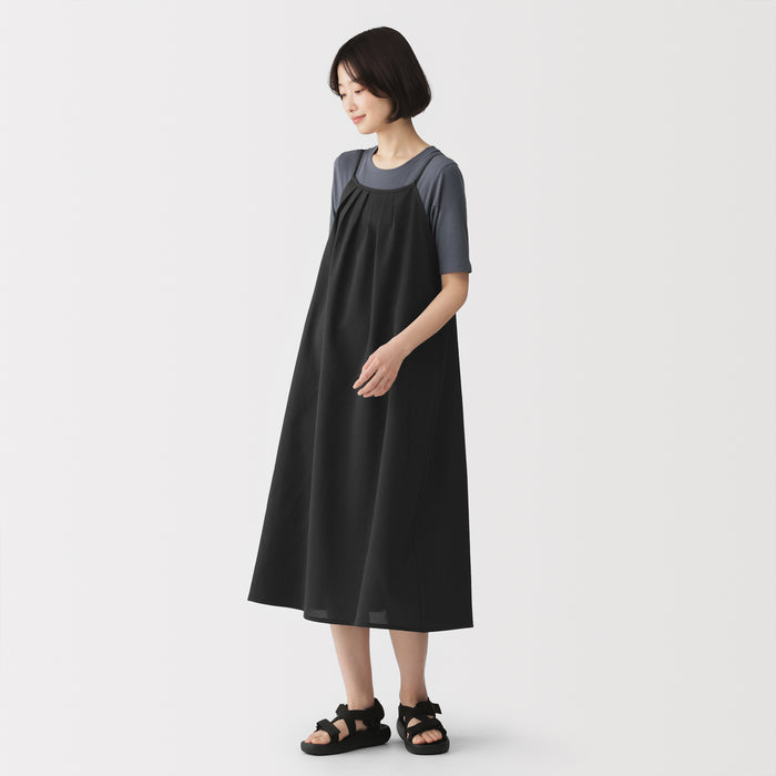 Breathable Cami Dress | Women's Summer Dress | MUJI USA Charcoal Gray / XL Breathable Cami Dress | Women's Summer Dress | MUJI USA Charcoal Gray / XL