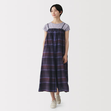 Madras Cotton Cami Jumpsuit MUJI