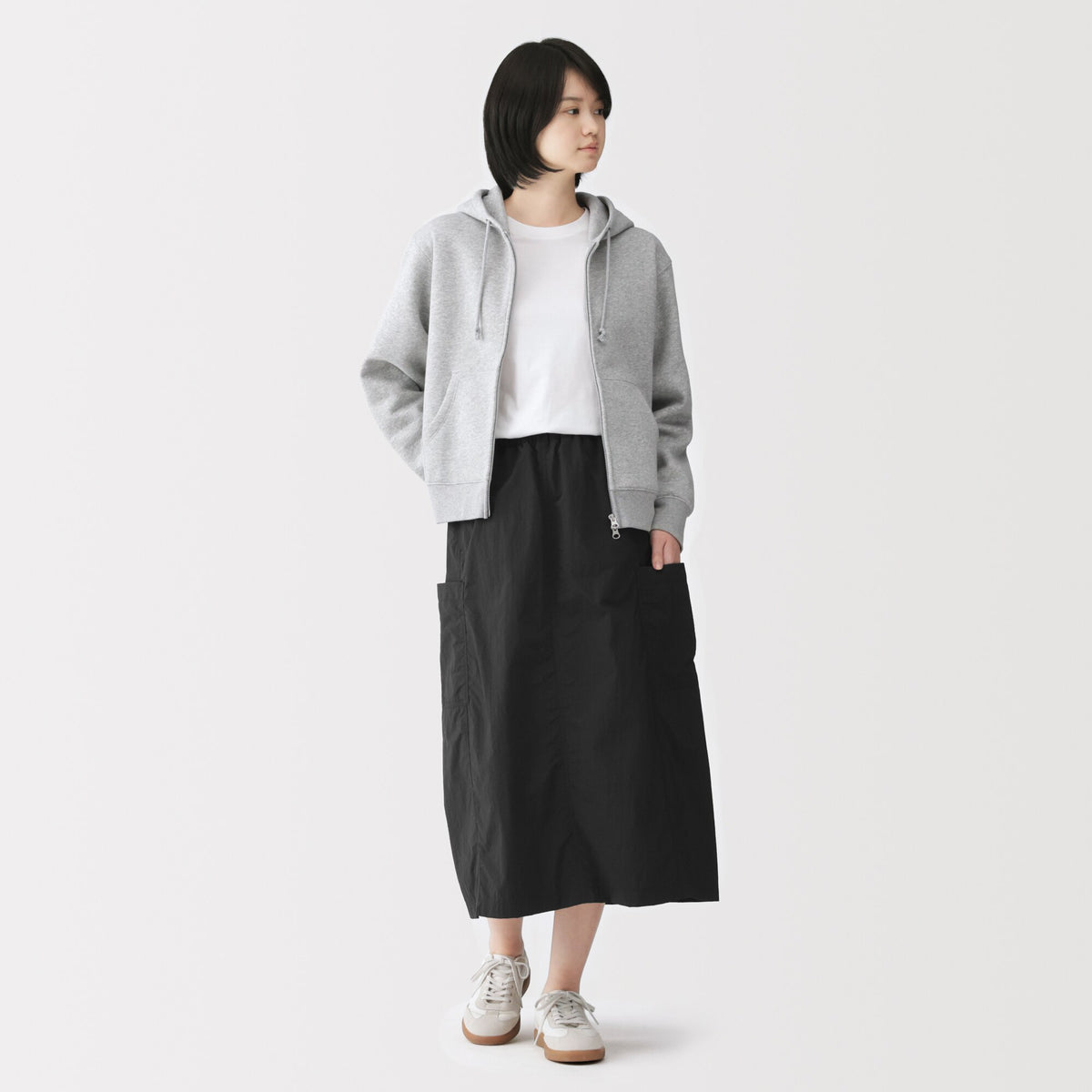 MUJI — Water Repellent Cargo Skirt