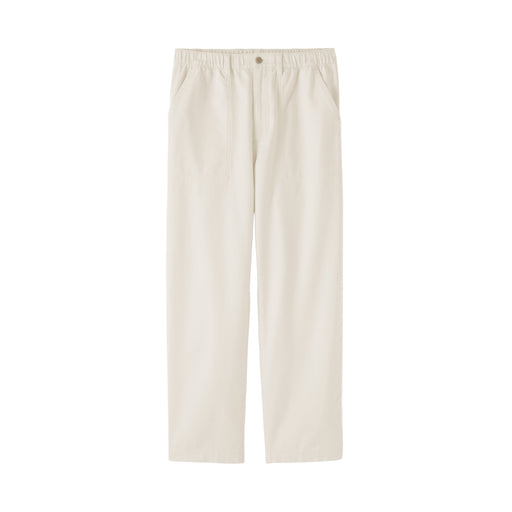 Jute Blend Baker Pants Ivory MUJI