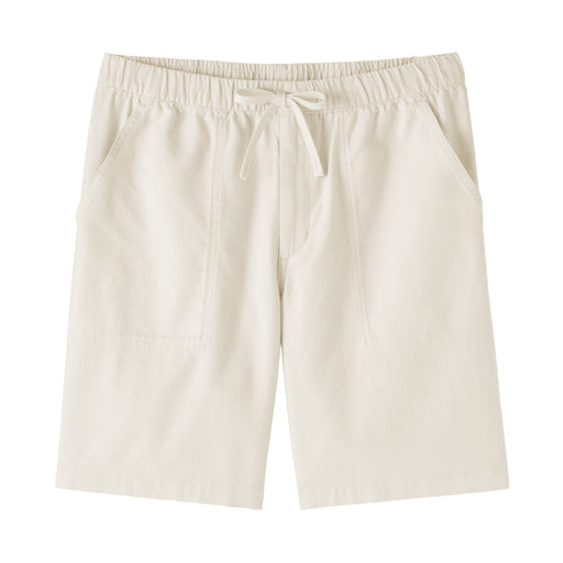 Jute Blend Shorts Ivory MUJI