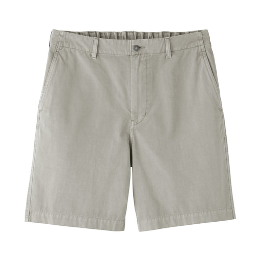 Cotton Garment-Dyed Shorts Sand Beige MUJI