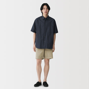 Cotton Garment-Dyed Shorts MUJI