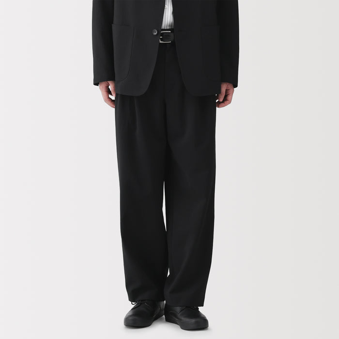 Breathable Double-Pleated Pants