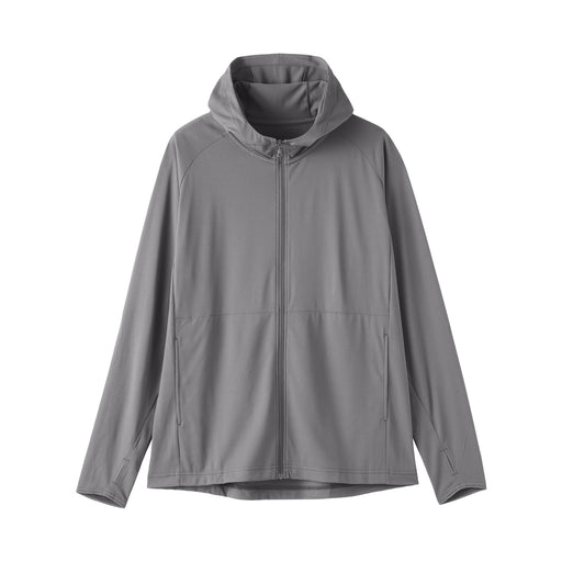 #WK14 UV Protection Zip Hoodie AB1OI26S Charcoal Gray MUJI