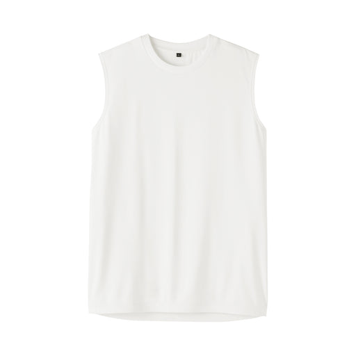UV Protection Sleeveless T-Shirt White MUJI