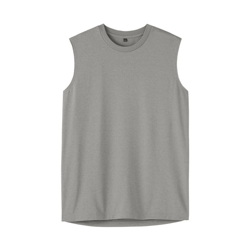 UV Protection Sleeveless T-Shirt Gray MUJI