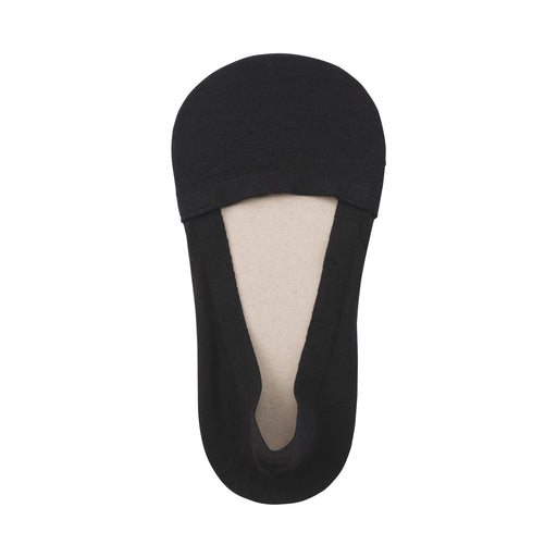 Seamless High Cut No-Show Socks Black 23-25cm (US W7-9 M5-7.5) MUJI