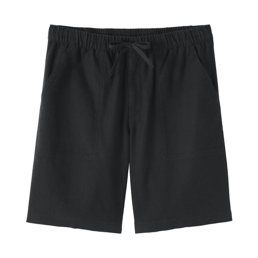 Jute Blend Shorts Black MUJI