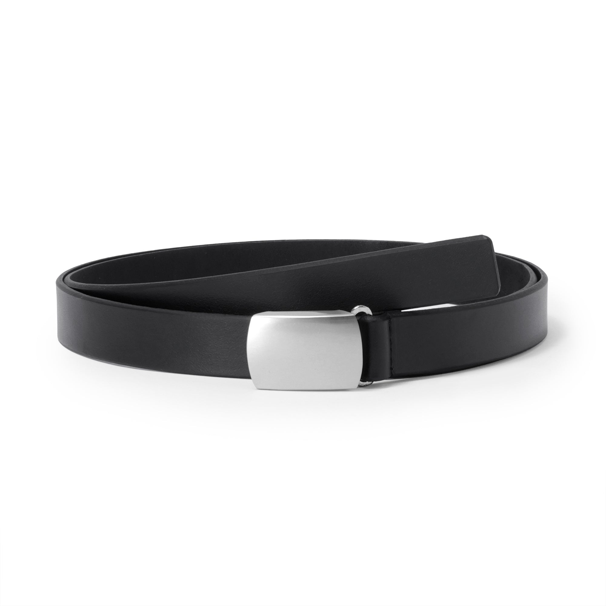 Labo Olive Leather Holeless Belt | Accessories | MUJI USA