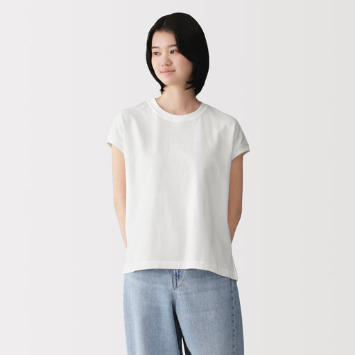 Cotton Jersey French Sleeve T-Shirt MUJI