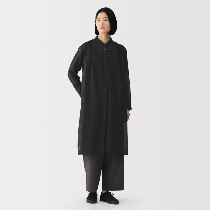 muji dress Linen Sleeveless Dress
