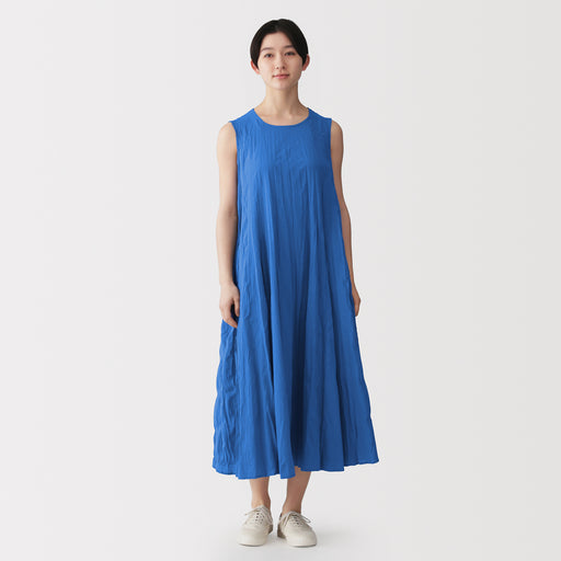 Cotton Crepe Sleeveless Dress MUJI