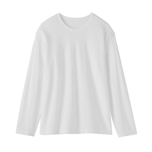 High-Twist Cotton Jersey T-Shirt White MUJI