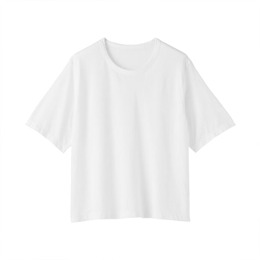 High-Twist Cotton Jersey T-Shirt White MUJI