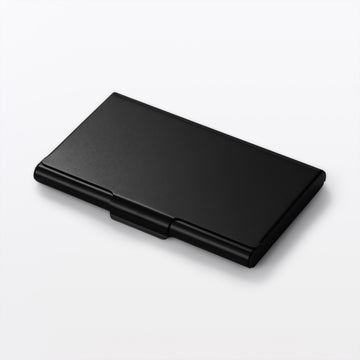 Aluminum Card Holder - Thick Black MUJI