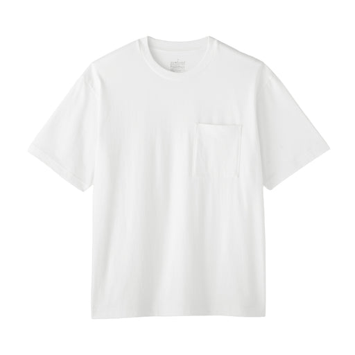 Cotton Jersey Wide T-Shirt White MUJI
