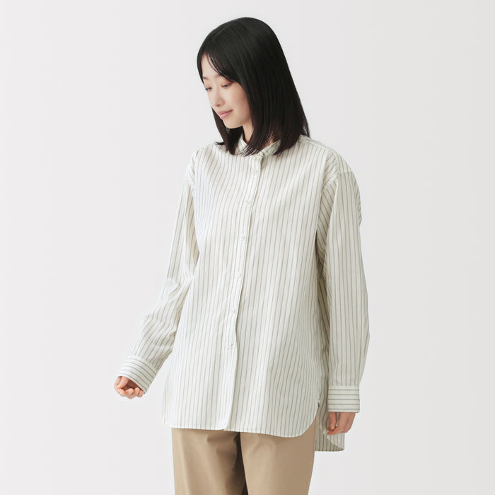 Broadcloth Long Shirt Women s Cotton Shirts MUJI USA broadcloth-long-shirt-women-s-cotton-shirts-muji-usa