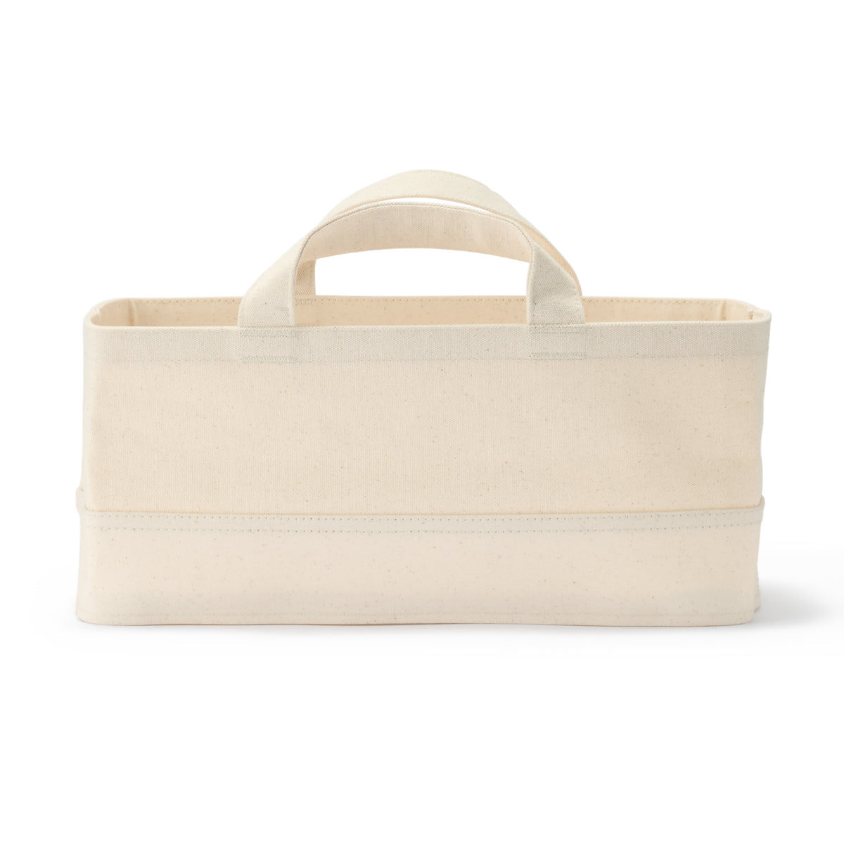 Muji Box Canvas Soft Box with Handle - Slim Small | Storage Boxes | MUJI USA