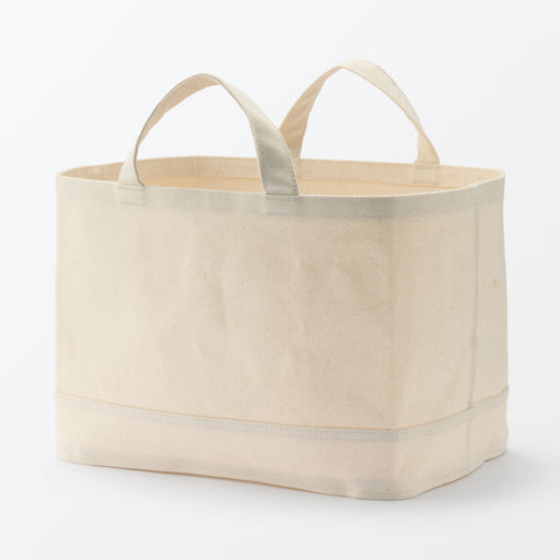 Canvas Soft Box with Handle - Large MUJI