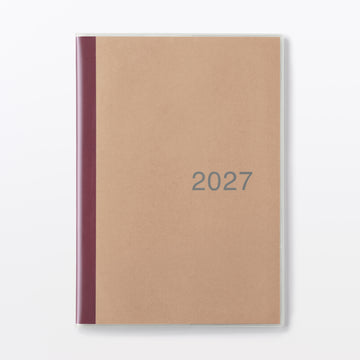 B5 Monthly Planner From Dec. 2026 - Sun. Start MUJI