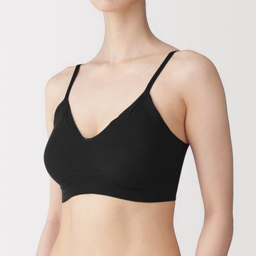 Soft Touch Ribbed Bra MUJI