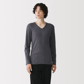 Warm Cotton V-Neck T-Shirt