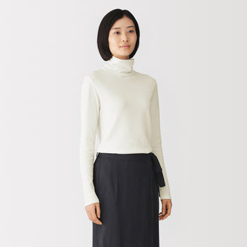 Labo Cotton Cashmere Turtleneck T-Shirt MUJI