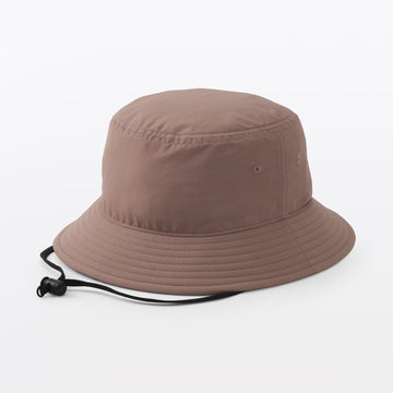 Water Repellent Bucket Hat Smoky Pink MUJI