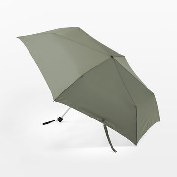 All-Weather Foldable Umbrella Khaki Green MUJI