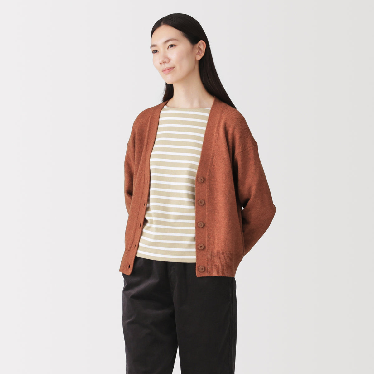 Wool V-Neck Cardigan