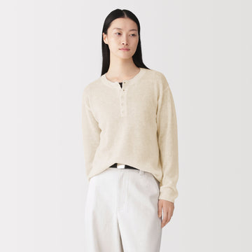 Labo Llama Wool Henley Sweater
