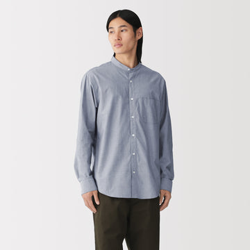 Broadcloth Stand Collar Shirt MUJI