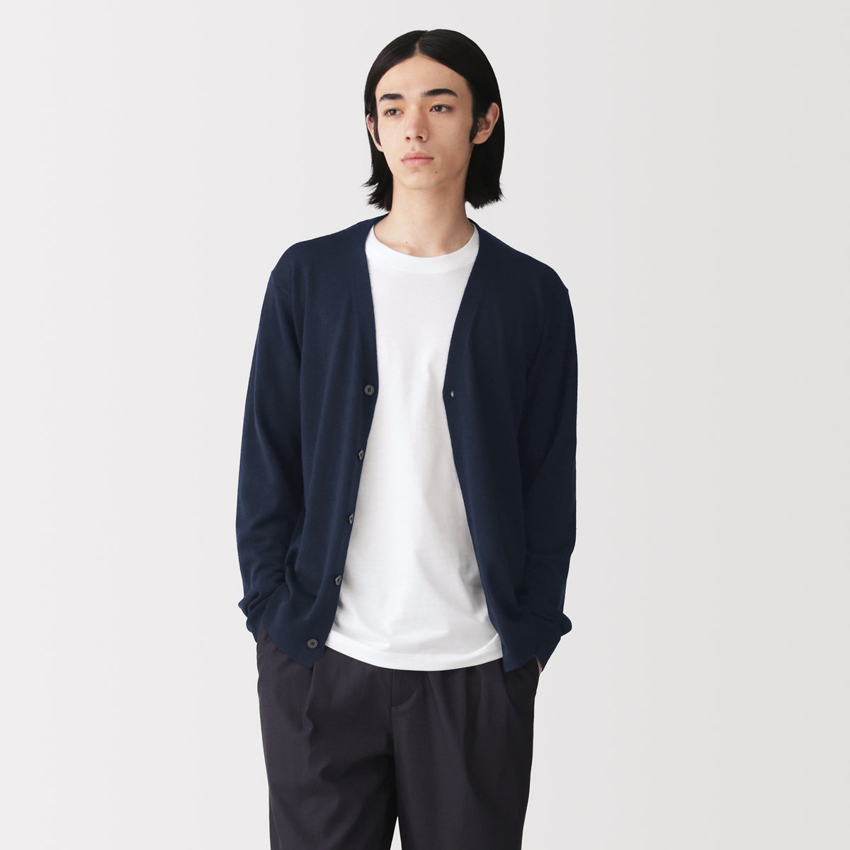 Wool V-Neck Cardigan