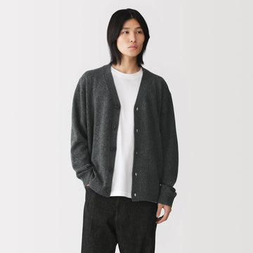 Wool V-Neck Cardigan MUJI
