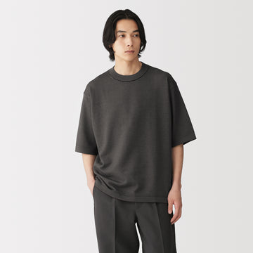 Quick Dry Knit Half Sleeve T-Shirt MUJI