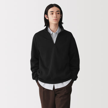 Fleece Half-Zip Pullover MUJI