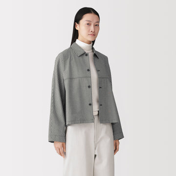 Labo Brushed Cotton Cropped Shirt