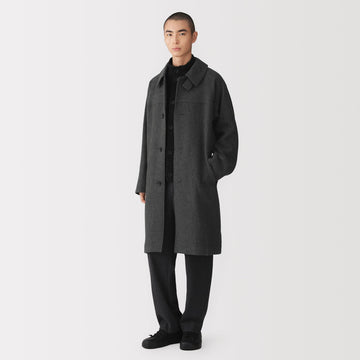 #WK42 [import] Labo Cashmere Mix Stand Fall Collar Coat MUJI