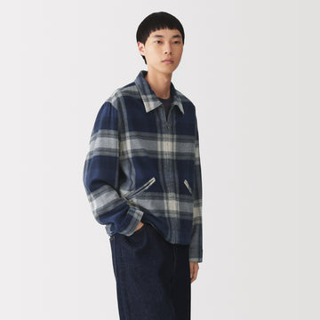 Flannel Zip Blouson MUJI