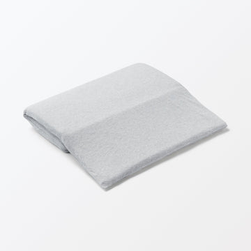 Cotton Jersey Adjustable Height Pillowcase Heather Gray MUJI