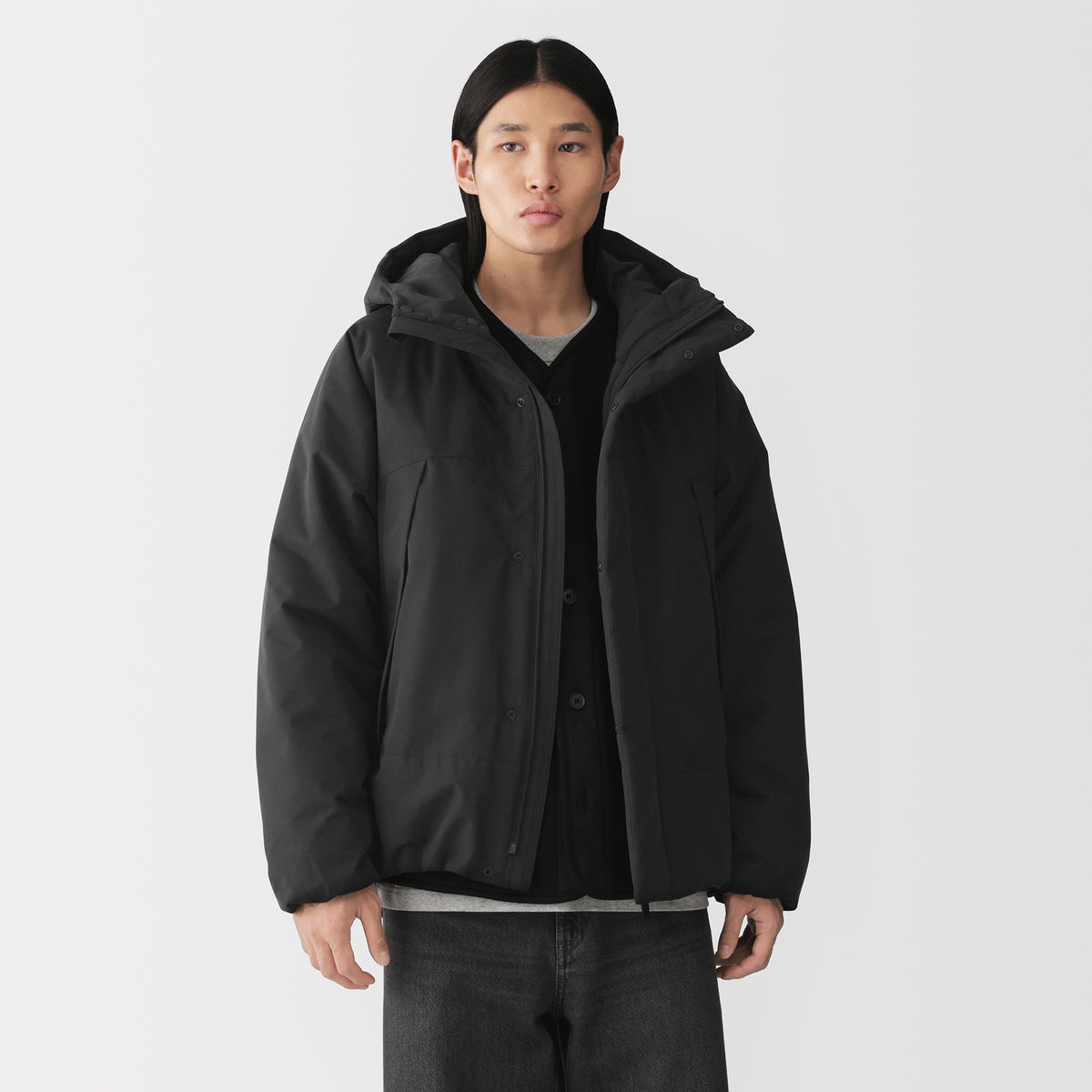 Padded Hooded Jacket | Men's Outerwear | MUJI USA